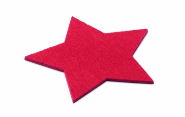 Logotrade promotional products photo of: RPET 4 felt coaster set