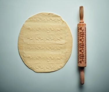 Logo trade promotional items image of: Christmas pastry wooden rolling