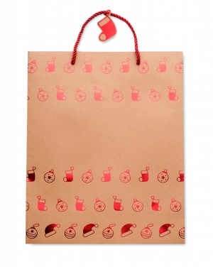 Logotrade promotional item picture of: Gift paper bag with pattern