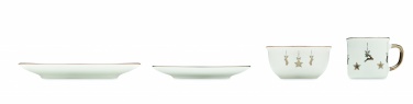 Logotrade promotional giveaway picture of: 4 piece ceramic place setting
