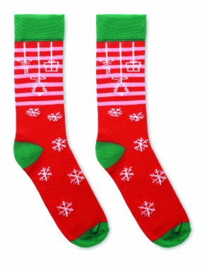 Logotrade promotional product picture of: Pair of Christmas socks L