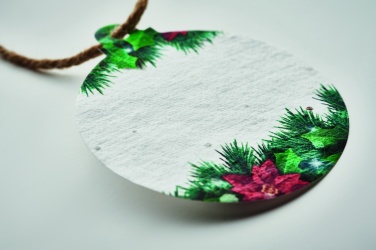 Logo trade promotional items picture of: Seed paper Xmas ornament