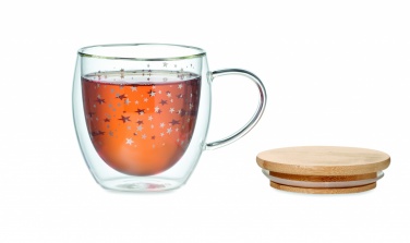 Logo trade advertising products picture of: Double wall borosilicate mug