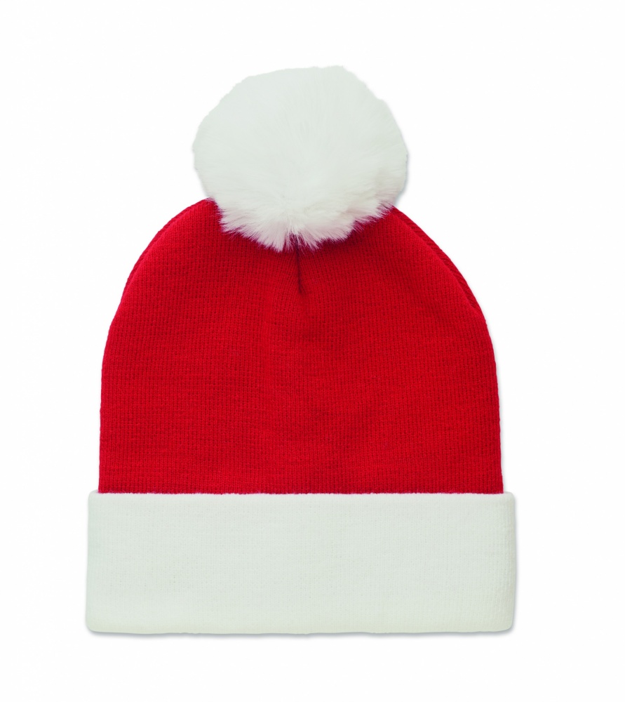 Logo trade advertising products picture of: Christmas knitted beanie
