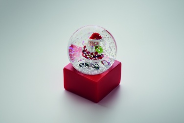 Logo trade promotional item photo of: Small snow ball glass ornament
