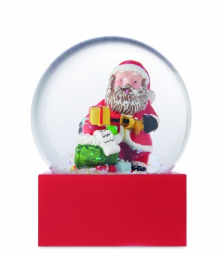 Logo trade advertising products image of: Snow ball glass ornament