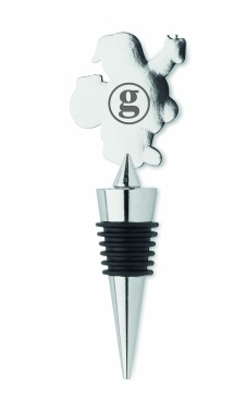 Logo trade promotional item photo of: Bottle stopper Christmas motif