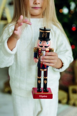 Logo trade corporate gifts picture of: Nutcracker character in wood