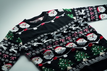 Logo trade corporate gifts picture of: Christmas LED sweater S/M