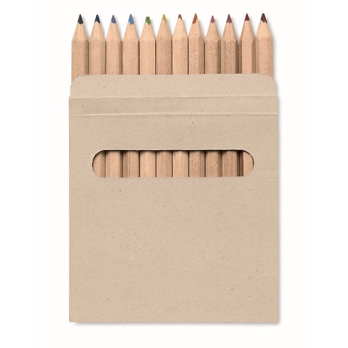 Logotrade promotional merchandise photo of: 12 coloured pencils set