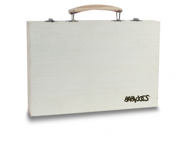 Logotrade business gift image of: Artist's set in wooden box