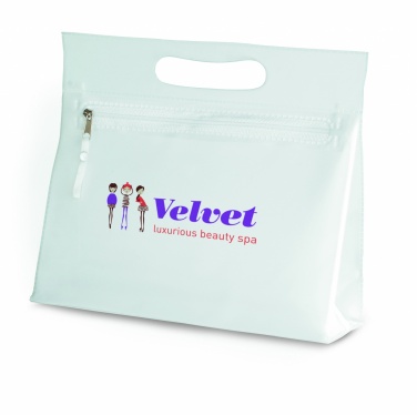 Logo trade promotional merchandise picture of: Transparent cosmetic pouch