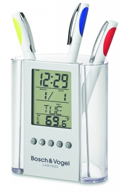 Logotrade advertising products photo of: Pen holder with calendar