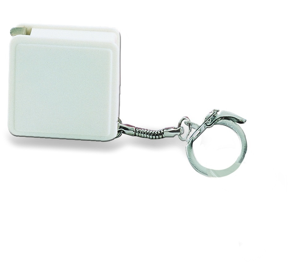 Logo trade promotional merchandise image of: Key ring w/ flexible ruler 1m, Vantaa
