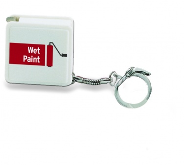 Logo trade promotional giveaways image of: Key ring w/ flexible ruler 1m, Vantaa