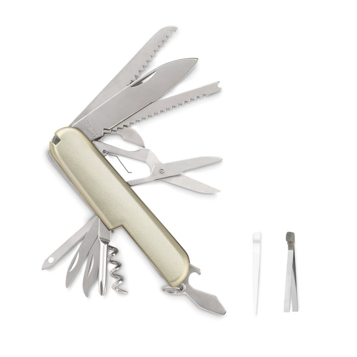 Logo trade promotional merchandise photo of: Multi-function pocket knife