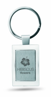 Logo trade advertising products picture of: Metal key ring Turku