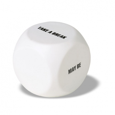 Logo trade promotional products image of: Anti-stress decision dice