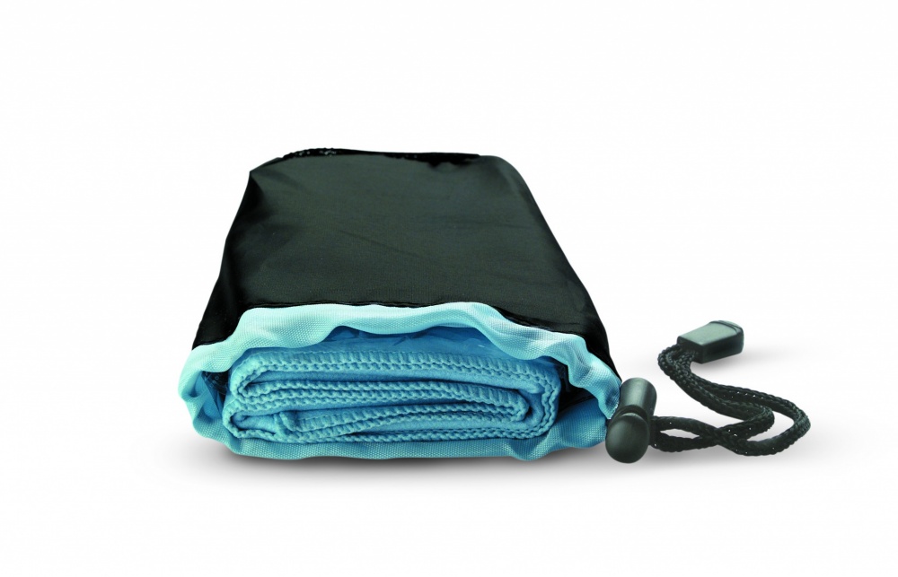 Logo trade promotional product photo of: Sport towel in nylon pouch