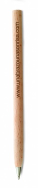 Logotrade advertising products photo of: Wooden ball pen