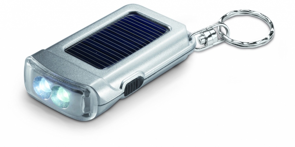 Logotrade promotional gifts photo of: Solar powered torch key ring Vaasa