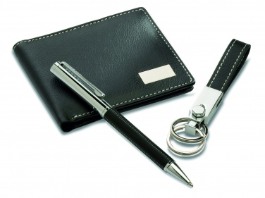 Logo trade advertising products picture of: Ball pen key ring and wallet Lappeenranta
