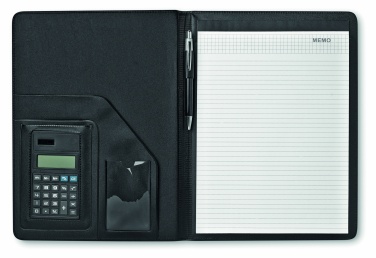 Logo trade promotional items picture of: A4 conference folder calculator