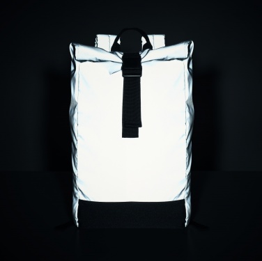 Logotrade promotional giveaway picture of: Reflective Rolltop backpack
