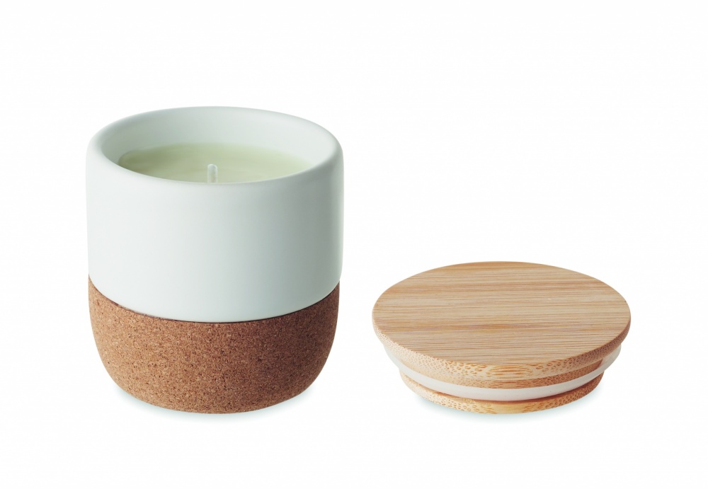 Logotrade advertising product image of: Plant based wax candle 80 gr