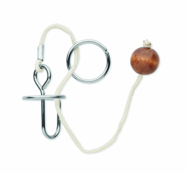 Logo trade business gift photo of: Set of 2 metal brain teasers