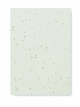 Logo trade promotional item photo of: A5 seed paper cover notebook