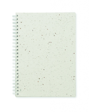 Logotrade promotional gift image of: A5 seed paper cover notebook