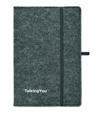 Logotrade advertising product picture of: A5 notebook RPET felt