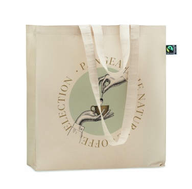 Logo trade promotional giveaways image of: Shopping bag Fairtrade