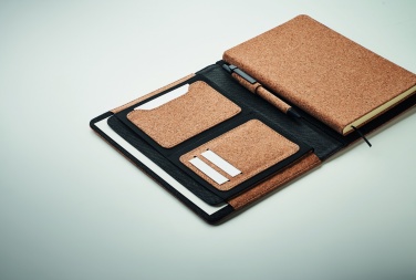 Logo trade advertising product photo of: A5 portfolio in cork