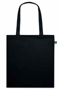 Logo trade business gifts image of: Fairtrade shopping bag140gr/m²