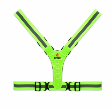 Logo trade promotional gifts picture of: Reflective body belt with LED