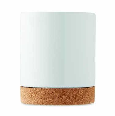 Logotrade corporate gift image of: Sublimation ceramic cork mug