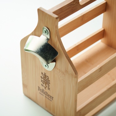 Logotrade business gifts photo of: 6 beer crate in bamboo