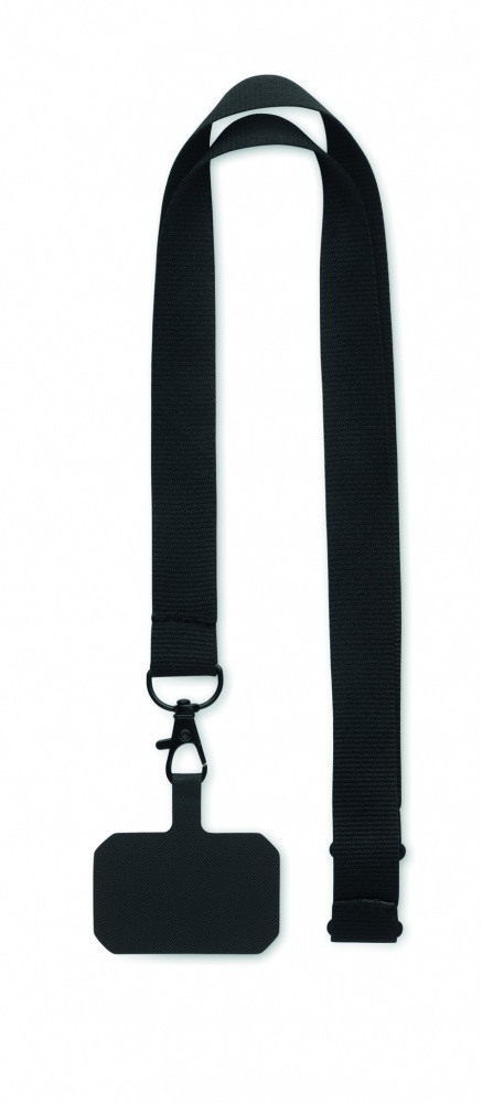 Logo trade promotional merchandise image of: Phone holder lanyard