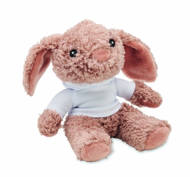 Logo trade promotional item photo of: Bunny plush wearing a hoodie
