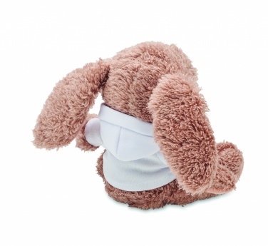 Logo trade promotional products image of: Bunny plush wearing a hoodie