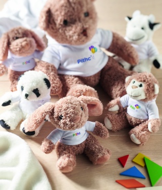 Logo trade promotional products image of: Bunny plush wearing a hoodie