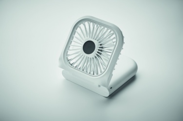 Logo trade business gifts image of: Portable foldable or desk fan