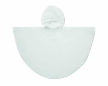 Logo trade promotional merchandise image of: PEVA kid rain coat with hood
