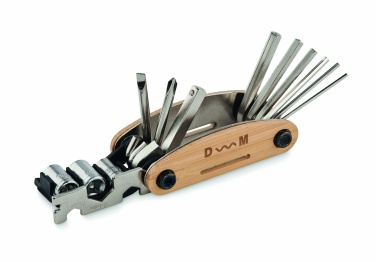 Logo trade business gift photo of: Multi tool pocket in bamboo
