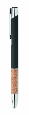 Logotrade promotional merchandise picture of: Ballpoint pen made of aluminum with a cork grip