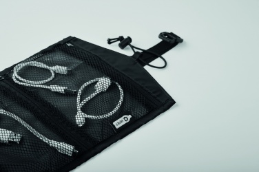 Logotrade promotional giveaway image of: 210RPET travel cable organizer