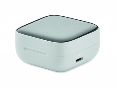 Logotrade promotional gift image of: TWS earbuds with solar charger