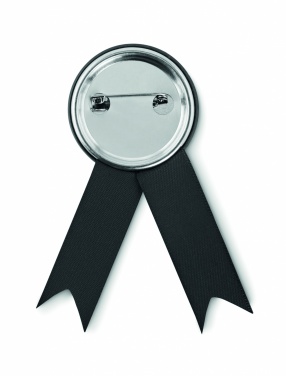 Logo trade promotional items image of: Ribbon style badge pin